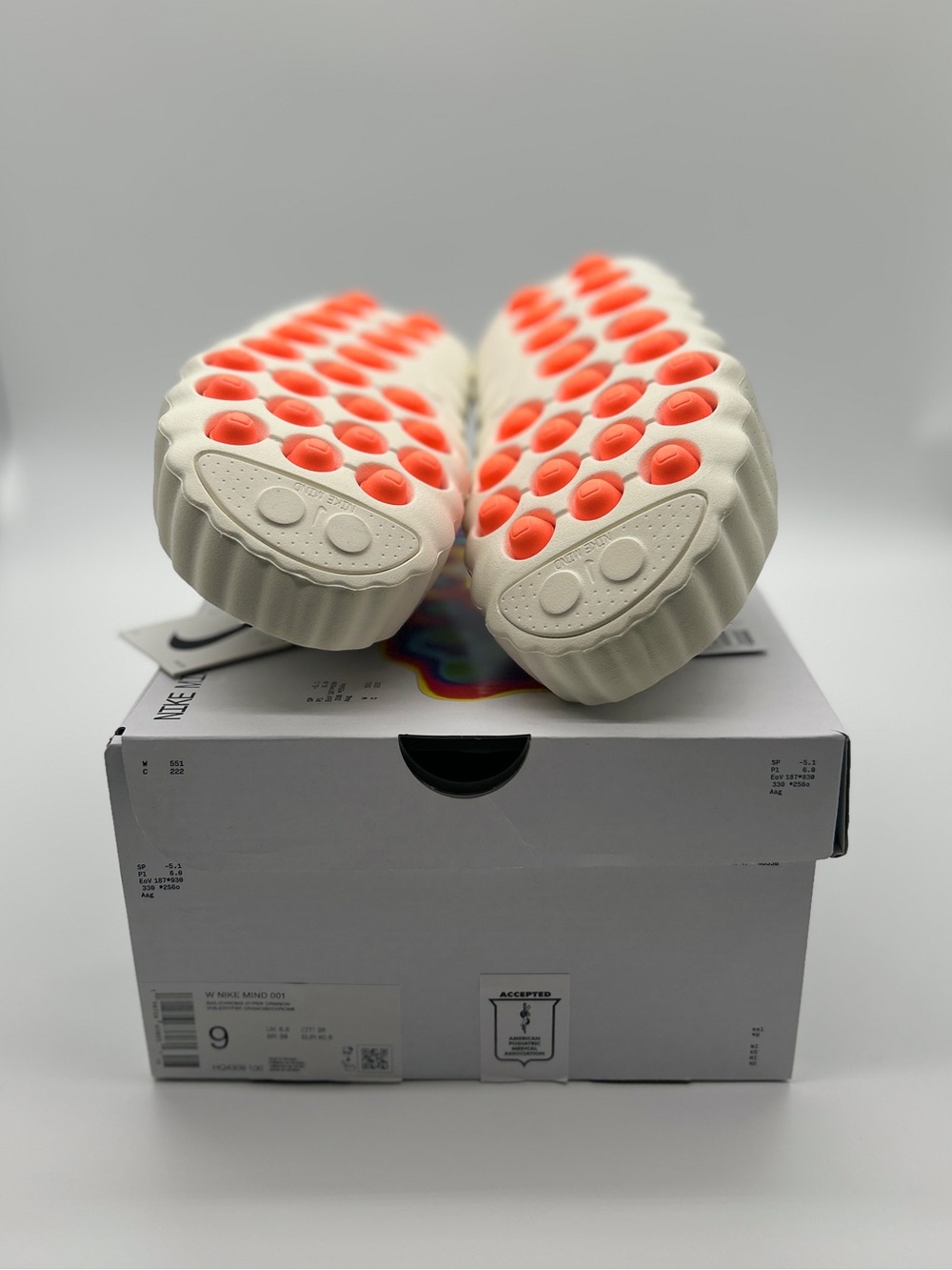 Nike Mind 001 Pregame Mules Slides - Sail Light Bone Cream - Picture 12 of 17